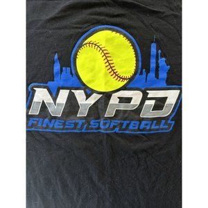 NYPD Softball T Shirt Size M